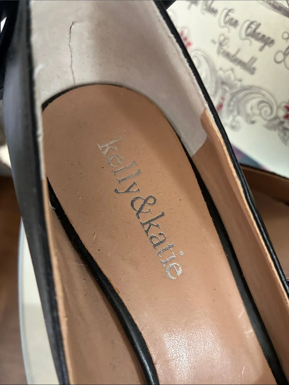 Kelly & Katie Black Pointed-Toe Bow Pumps